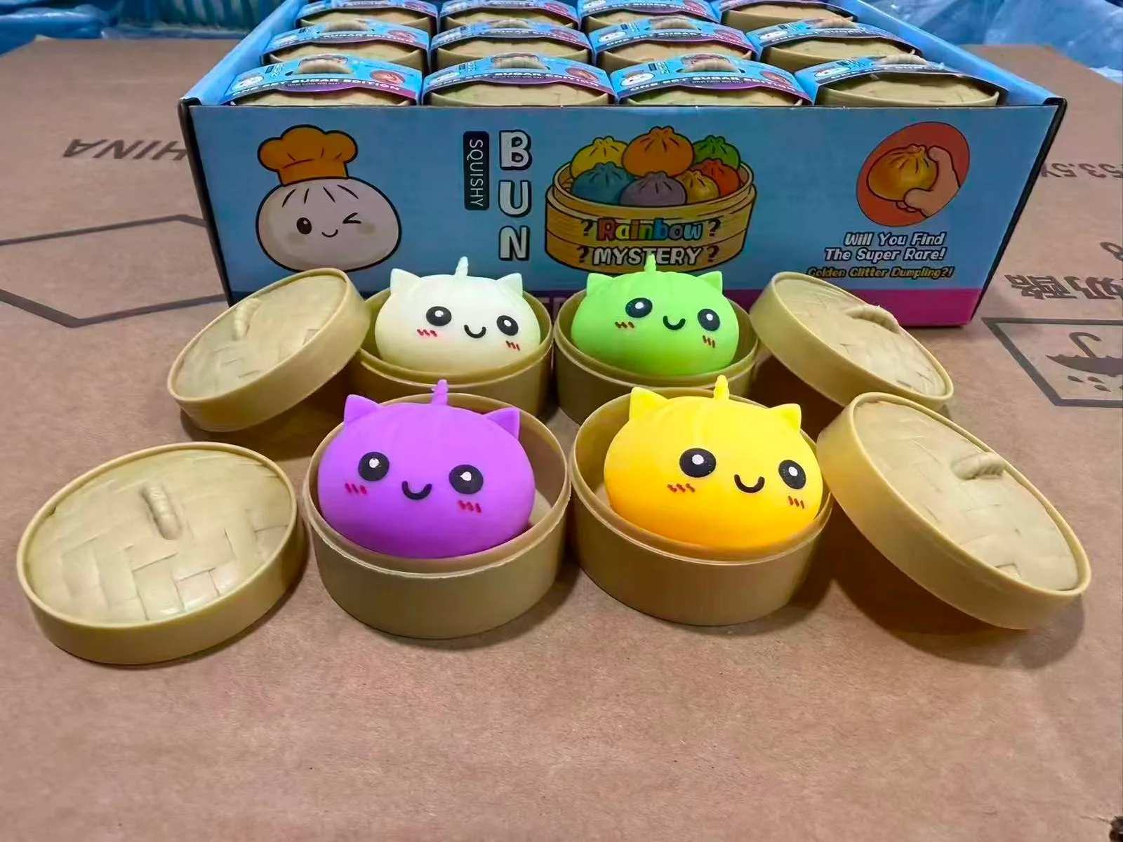 Squishy Dumpling Sorpresa | Caja con 12 Piezas ⭐