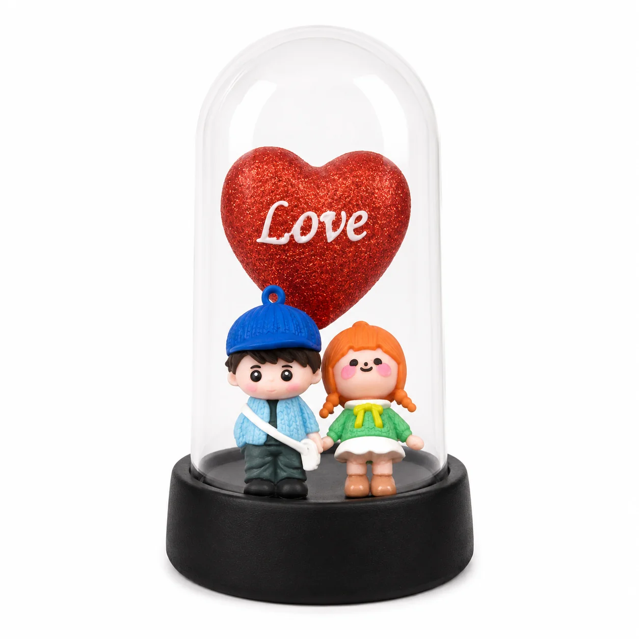 Capsulas de cristal san valentin