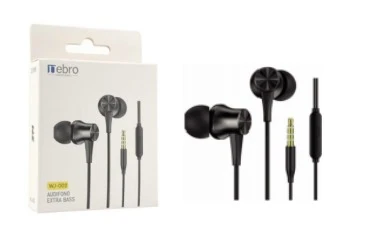 Audífono 3.5mm NEGRO