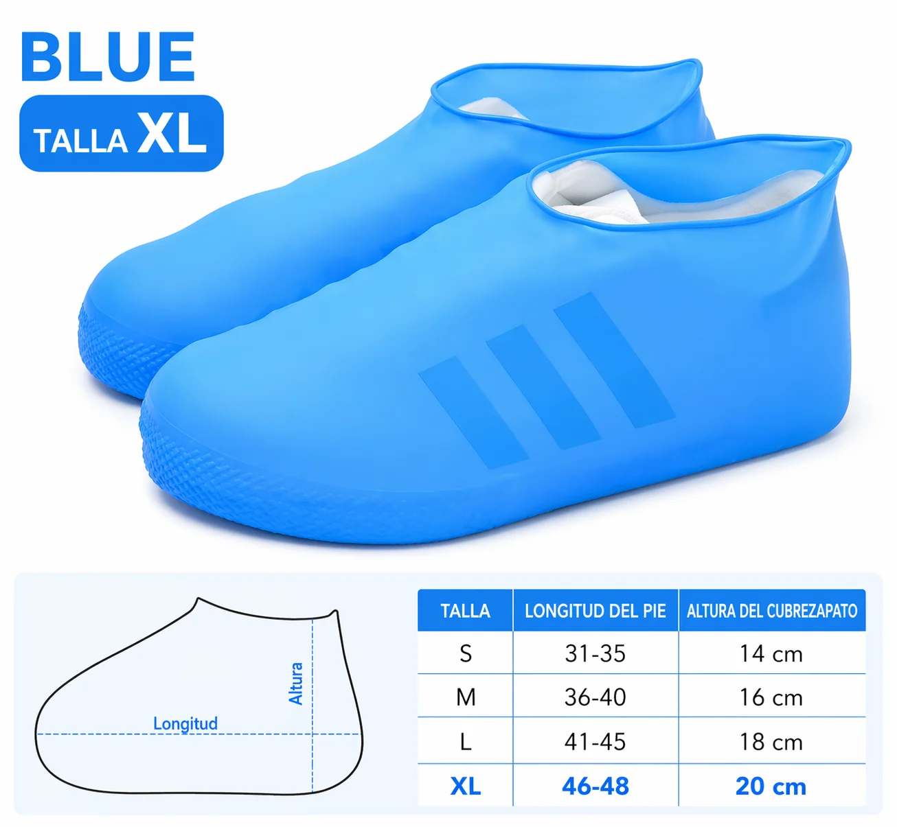 CUBRECALZADO XL BLUE