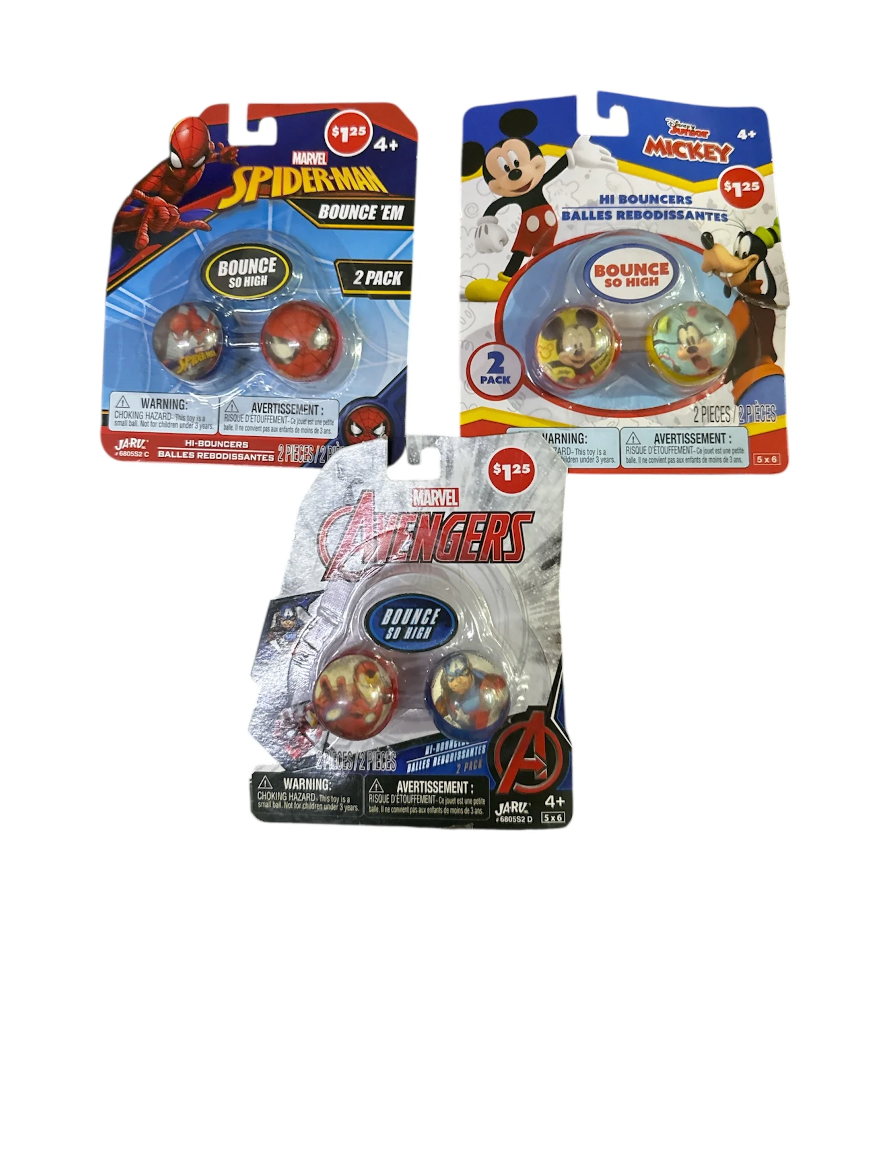 Juego de pelotas personajes