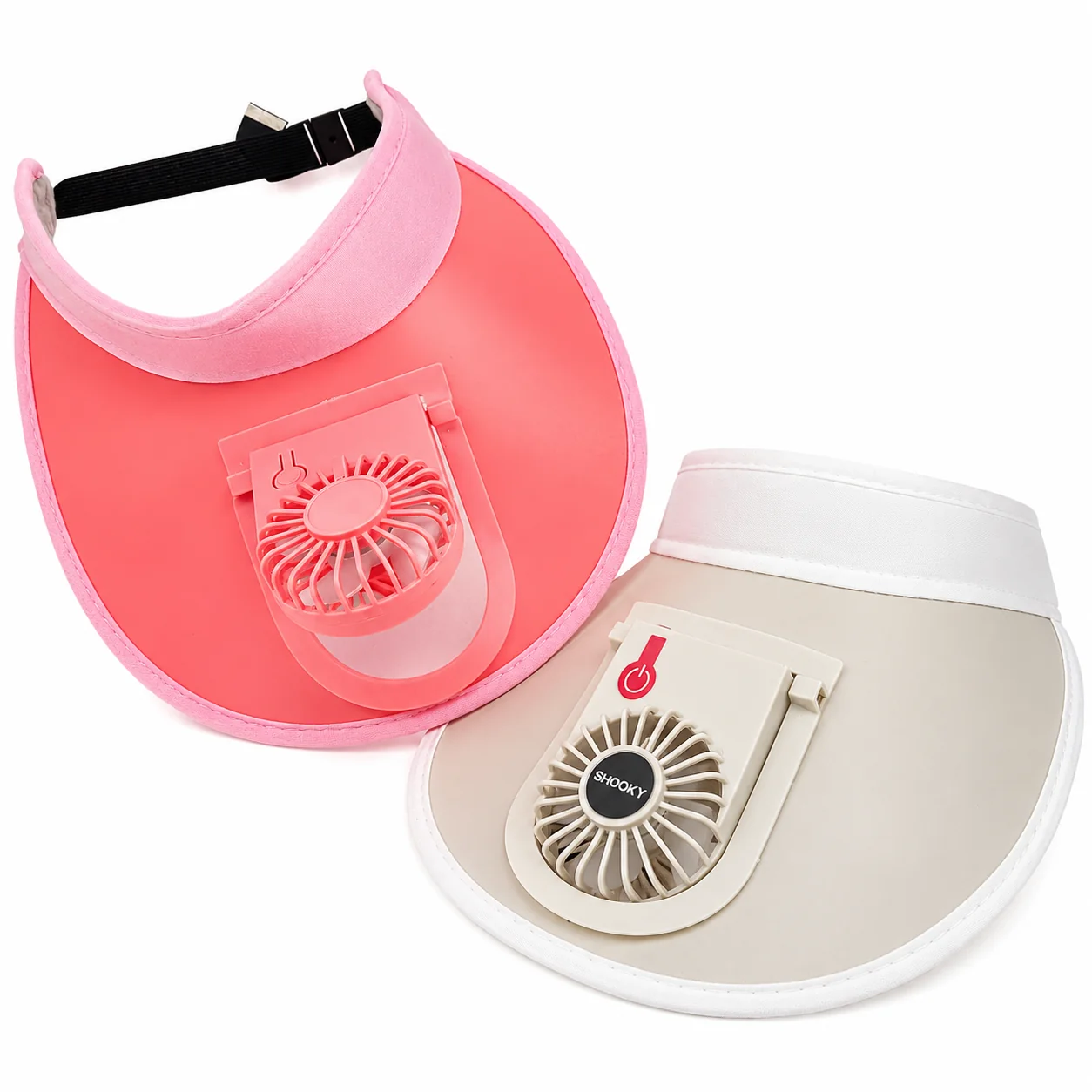 Gorra con ventilador