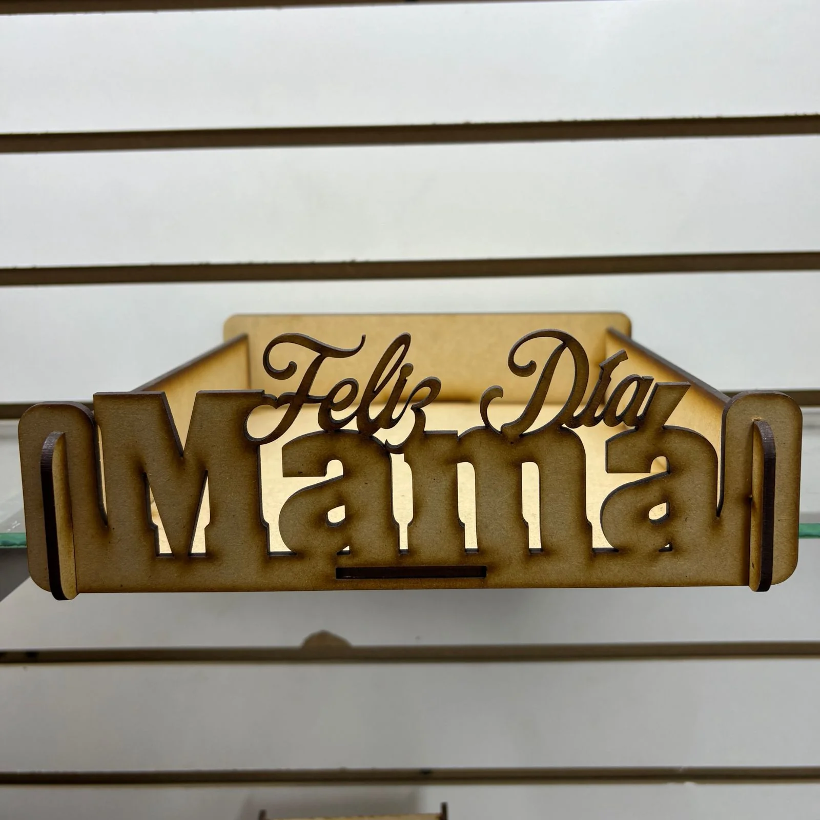 Caja de regalo mdf sin tapa