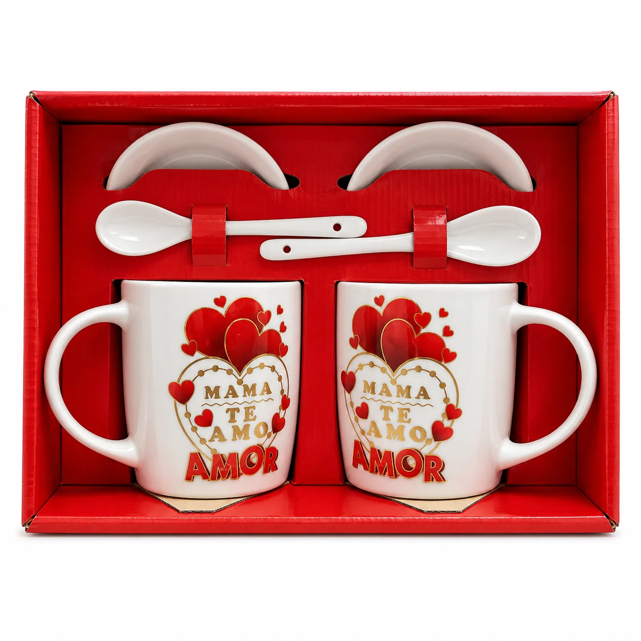 JUEGO DE 2 TAZAS DIA DE LAS MADRES