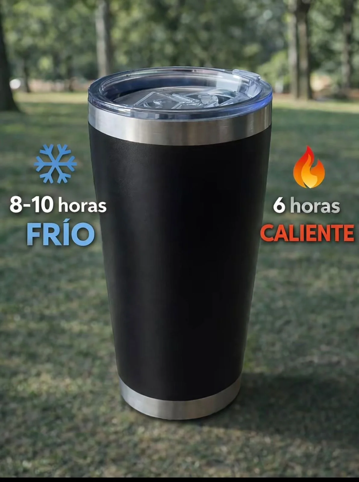 TERMO 20 OZ NEGRO BASE ANTIDERRAPANTE