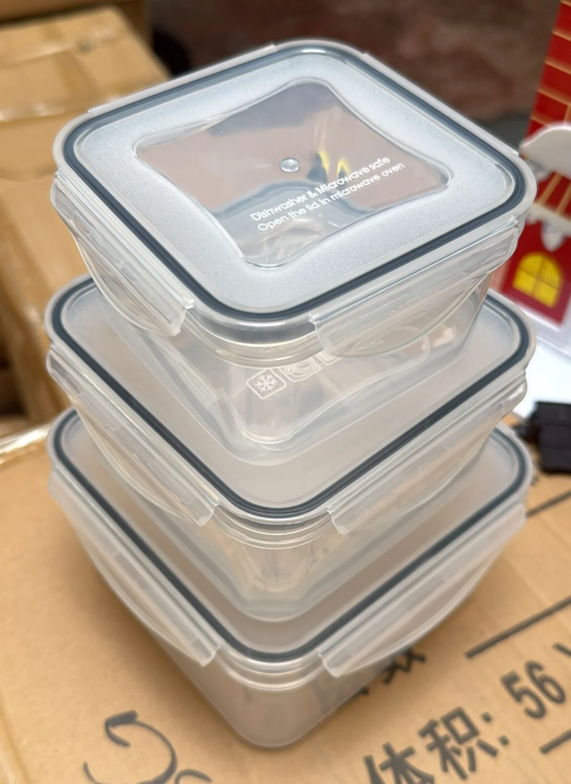 Contenedores para comida 3pzs