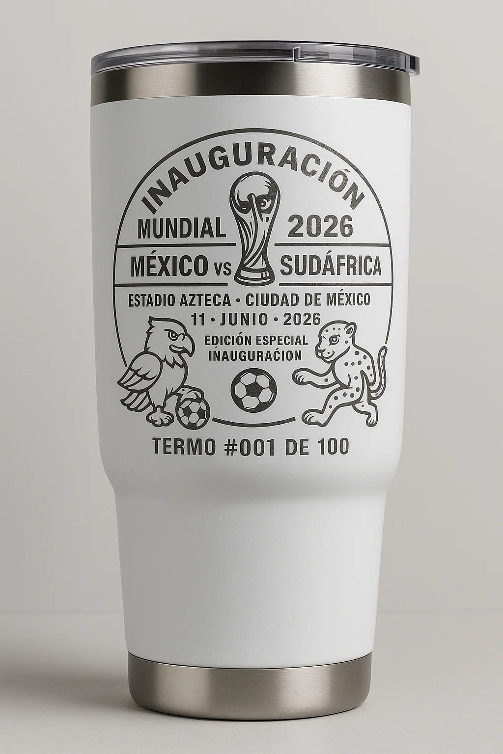 PREVENTA Termo edición limitada 1-100 piezas Inauguración Mundial 2026