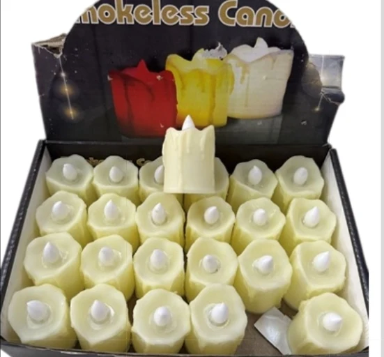 Vela led cálida (24pcs)