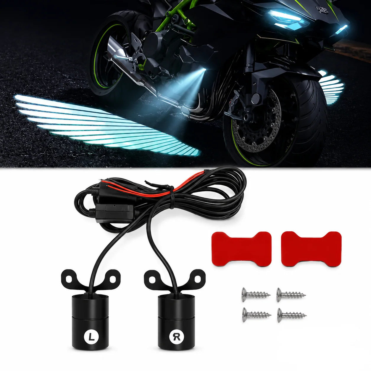 LUCES LATERALES PARA MOTO