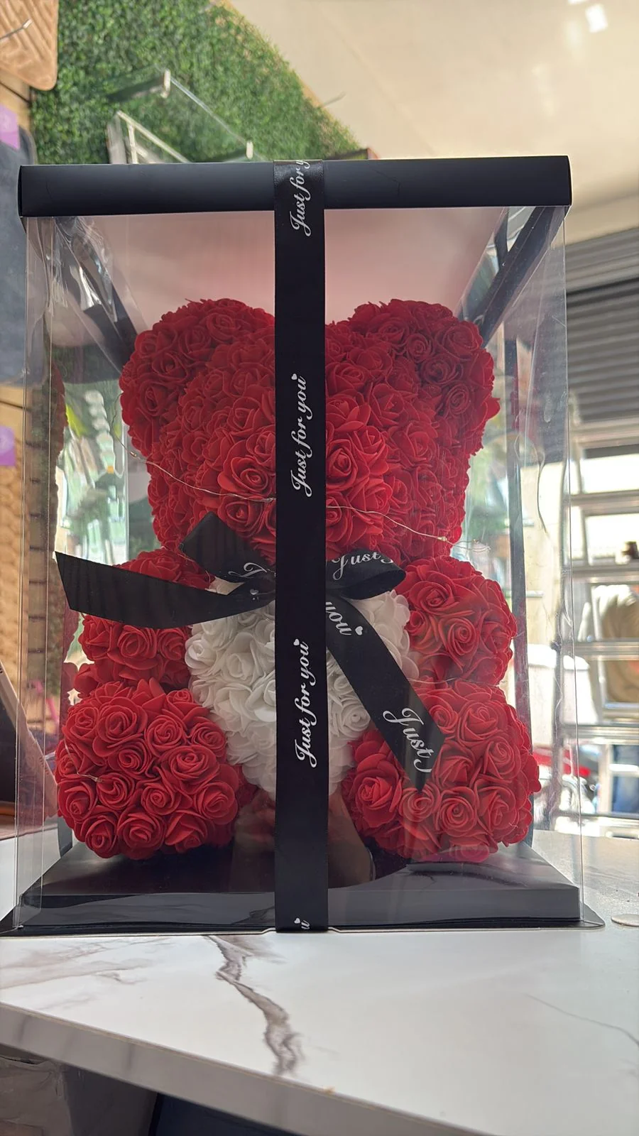 ADORNO OSO SAN VALENTIN 40CM