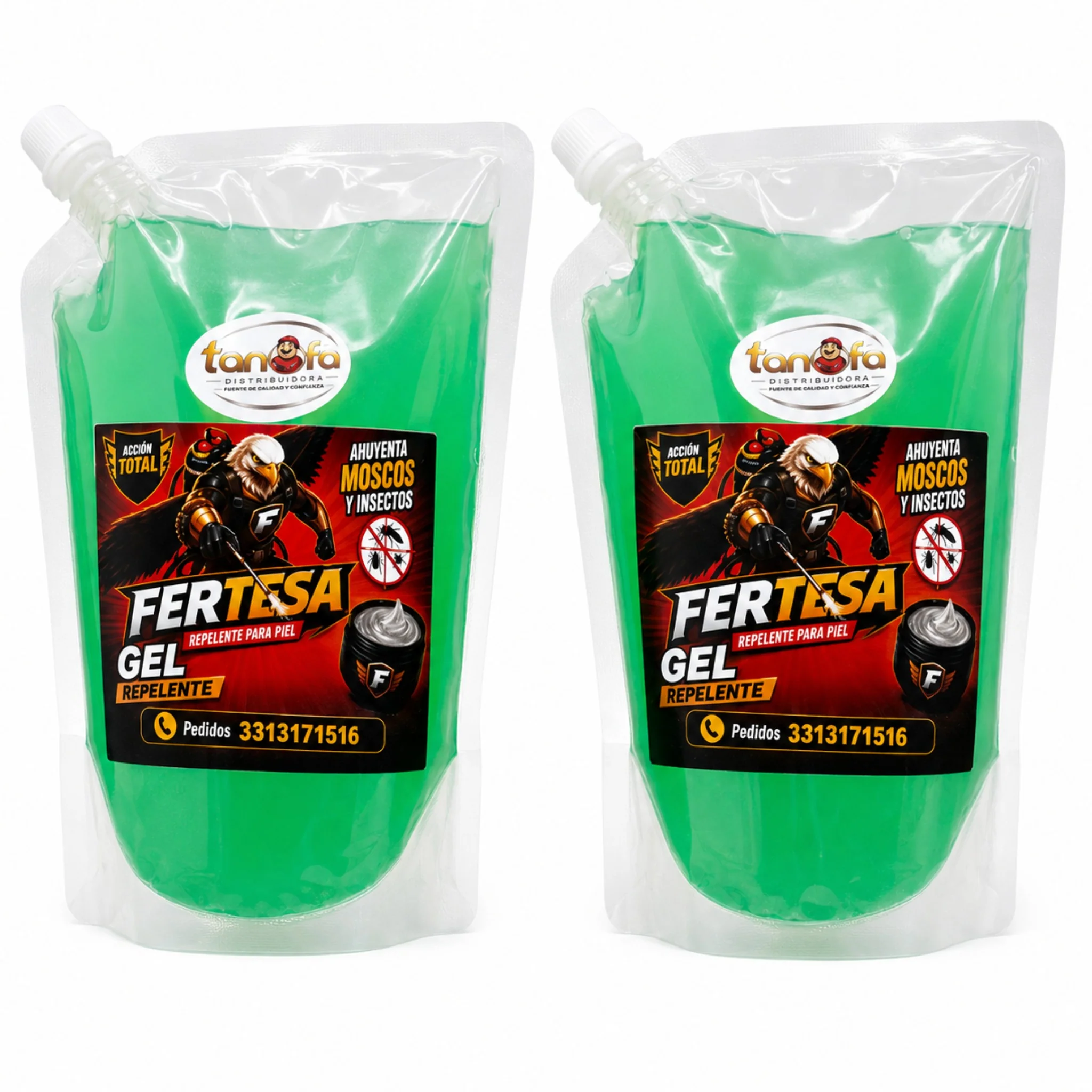 Gel repelente de mosquitos