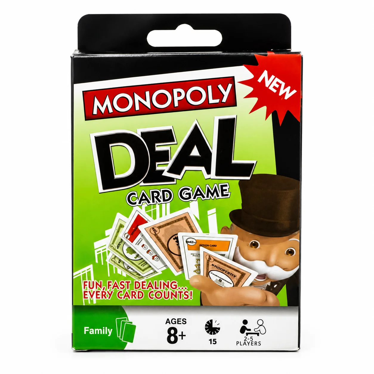 Juego de cartas UNO y Monopolio