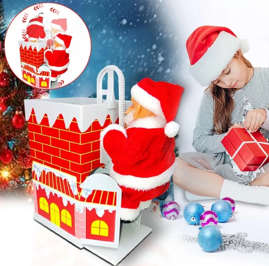 Santa Claus chimenea