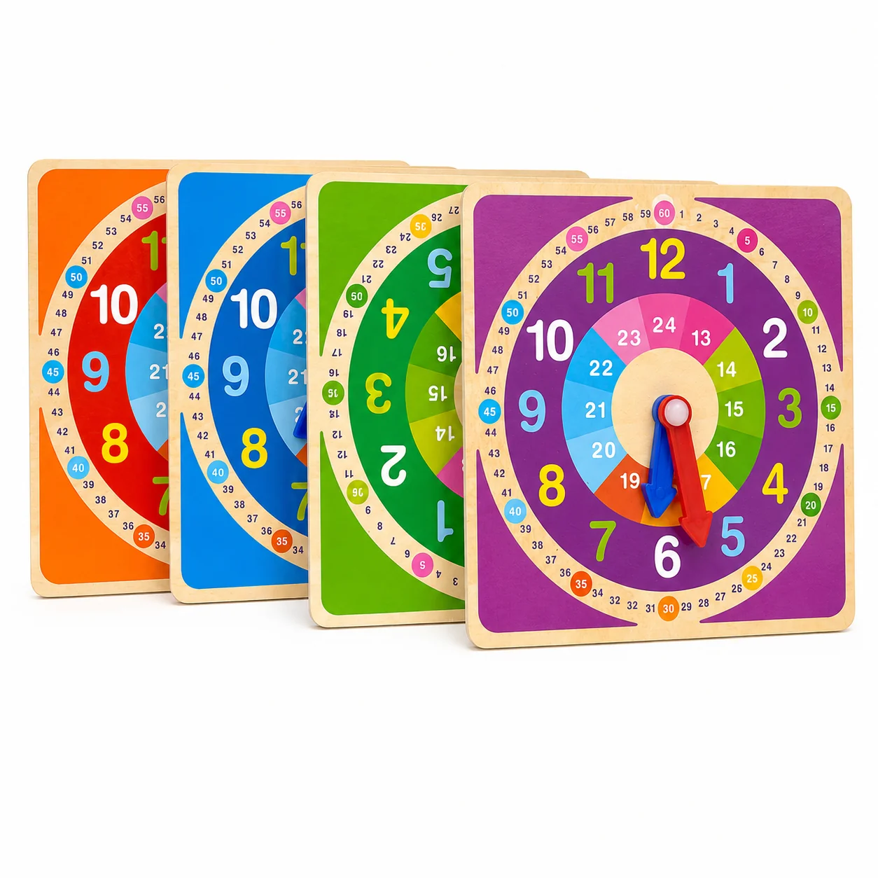 Reloj analogico de aprendizaje para niños