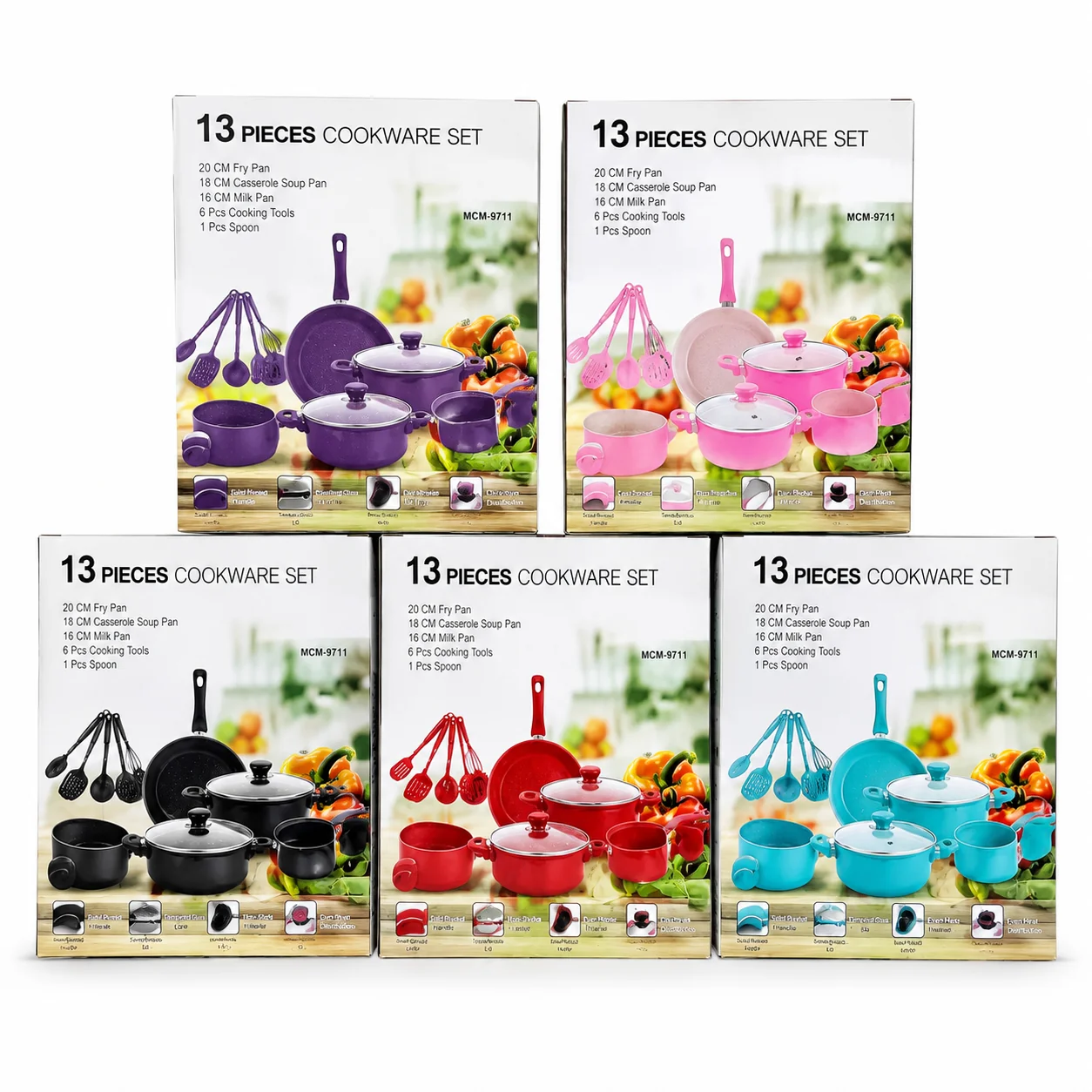 Batería de cocina 13 pcs