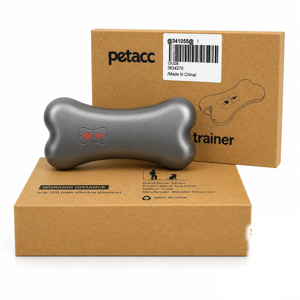Entrenador para perro hueso