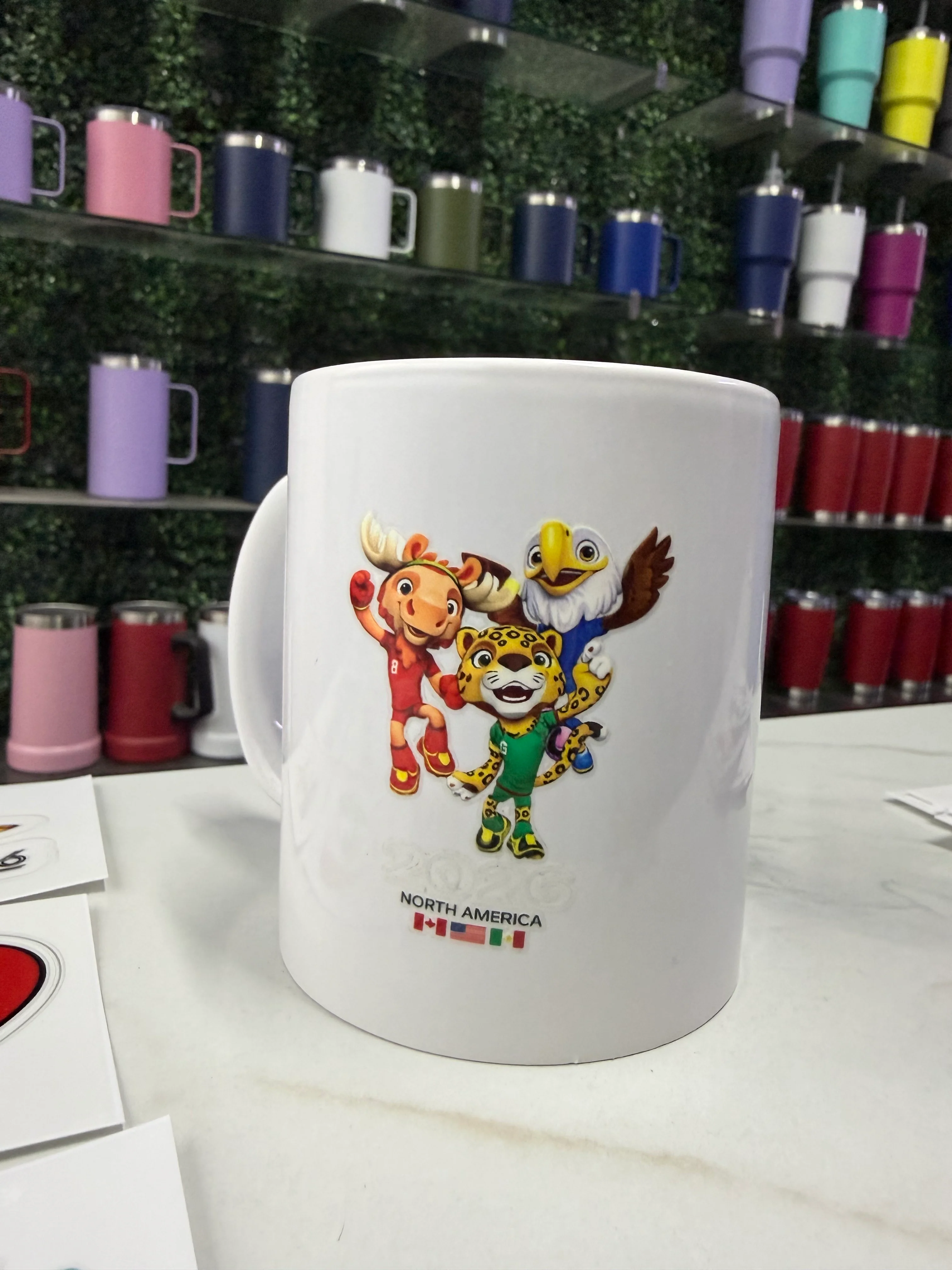 TAZA BCA NO SUBLIMADO + STIKER GRATIS