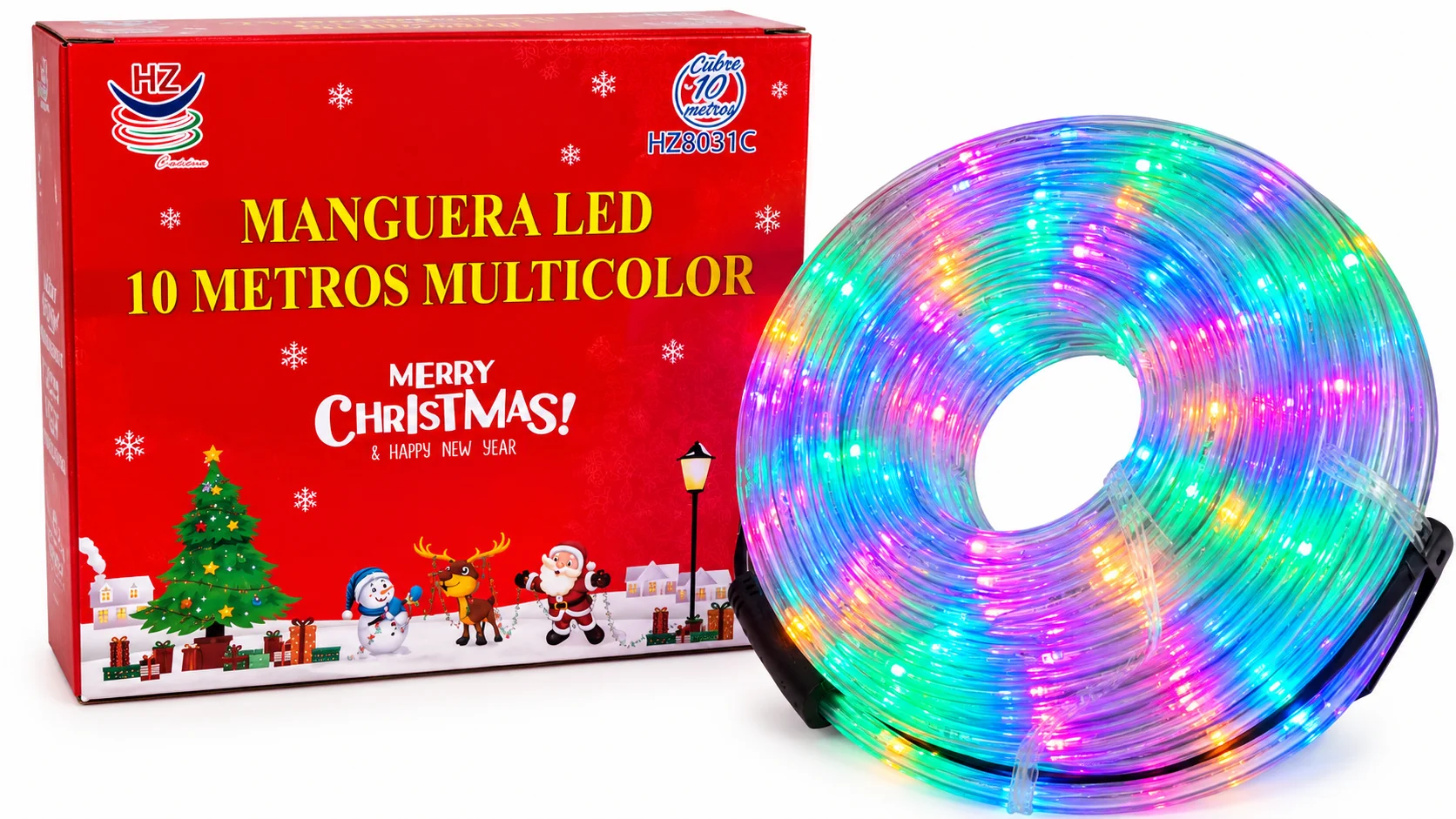 Luces navideñas colores 8031