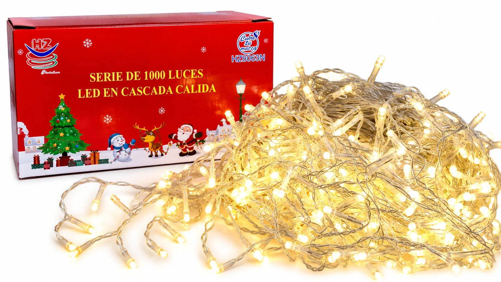 Luces navideñas cálida 8063