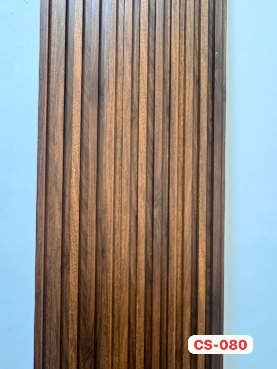 Lambrín Decorativo para Interiores (16cm x 2.90m) | Caja con 14 Piezas Panel Tipo Madera · CS-080